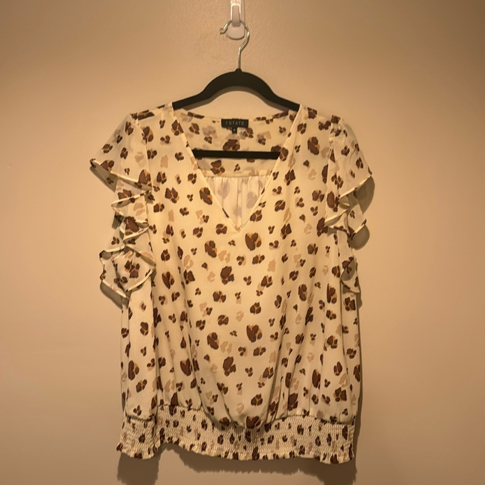 🐆 leopard print V-Neck top 🐆